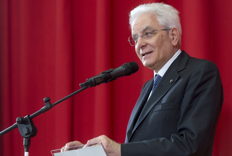 Il Presidente Sergio Mattarella al Teatro Comunale