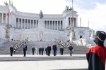 Mattarella all'Altare della Patria in occasione della Giornata dell’Unità Nazionale