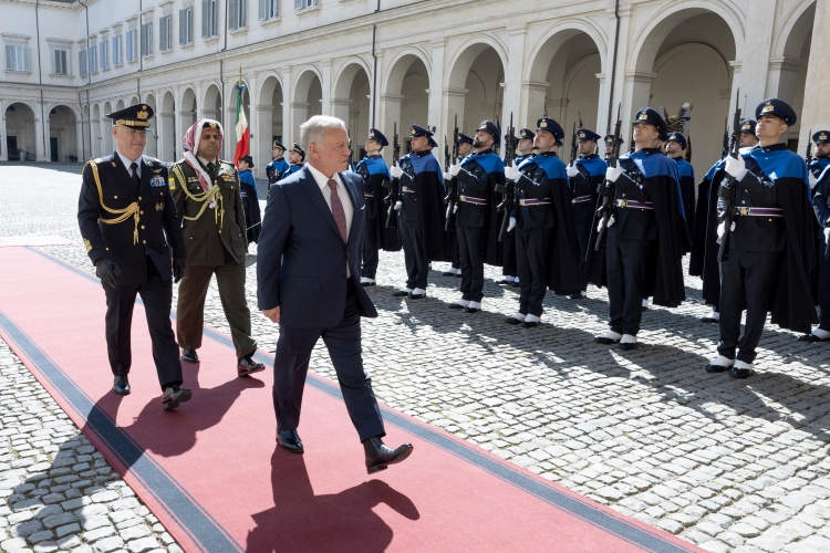 S.M. Abdullah II, Re di Giordania al Quirinale
