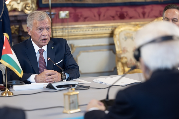Il Presidente della Repubblica Sergio Mattarella incontra S.M. Abdullah II, Re di Giordania 
