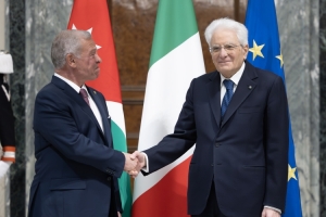 Il Presidente della Repubblica Sergio Mattarella incontra S.M. Abdullah II, Re di Giordania 
