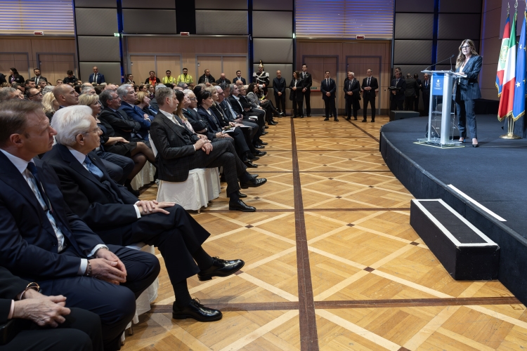 Il Presidente della Repubblica Sergio Mattarella in occasione del 44° Forum dell’Olio e del Vino organizzato dalla Fondazione Italiana Sommelier dell’olio e del vino
