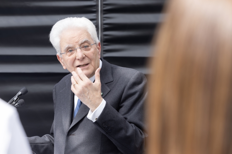 Il Presidente della Repubblica Sergio Mattarella in occasione della cerimonia di inaugurazione del Villaggio “Agricoltura è” nell’anniversario della firma dei Trattati di Roma 
