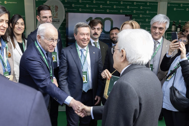 Il Presidente della Repubblica Sergio Mattarella in occasione della cerimonia di inaugurazione del Villaggio “Agricoltura è” nell’anniversario della firma dei Trattati di Roma 
