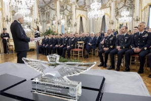 Incontro del Presidente della Repubblica con il Capo di Stato Maggiore dell’Aeronautica Militare, unitamente ad una rappresentanza dell’Aeronautica Militare, in occasione del 102° anniversario di fondazione.