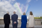 Sorvolo della Pattuglia Acrobatica Nazionale e delle Red Arrows in occasione della visita di stato delle loro Maestà il Re Carlo e la Regina Camilla 