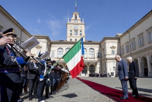 Il Presidente Mattarella riceve i Reali Inglesi in visita di Stato