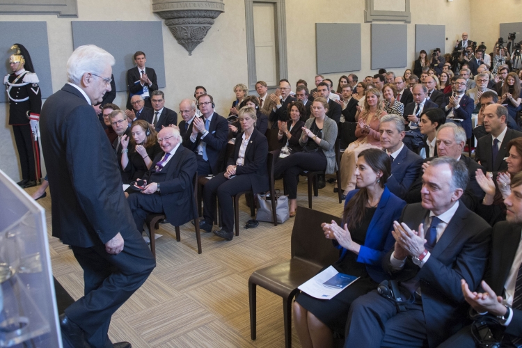 Il Presidente Sergio Mattarella conferenza "The State of the Union" all'Istituto Universitario Europeo 
