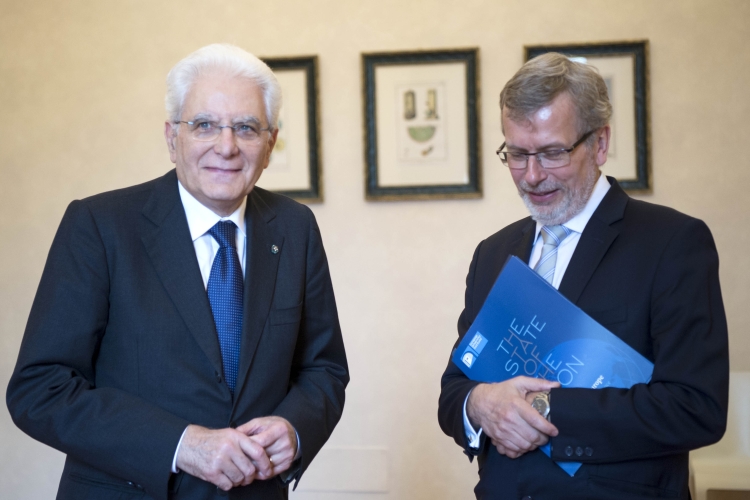 Il Presidente Sergio Mattarella 