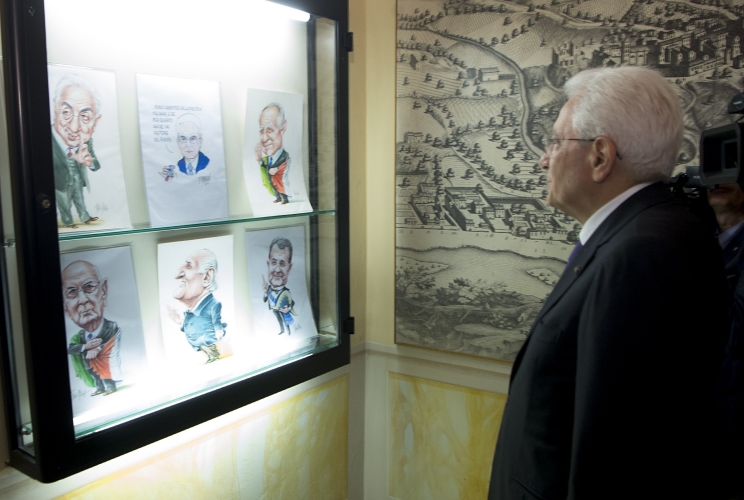 Il Presidente Sergio Mattarella alla cerimonia dell'anniversario 