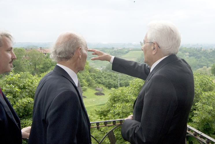 Il Presidente Sergio Mattarella alla cerimonia 