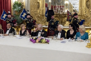 Al Quirinale l’esibizione dei Royal Pipers