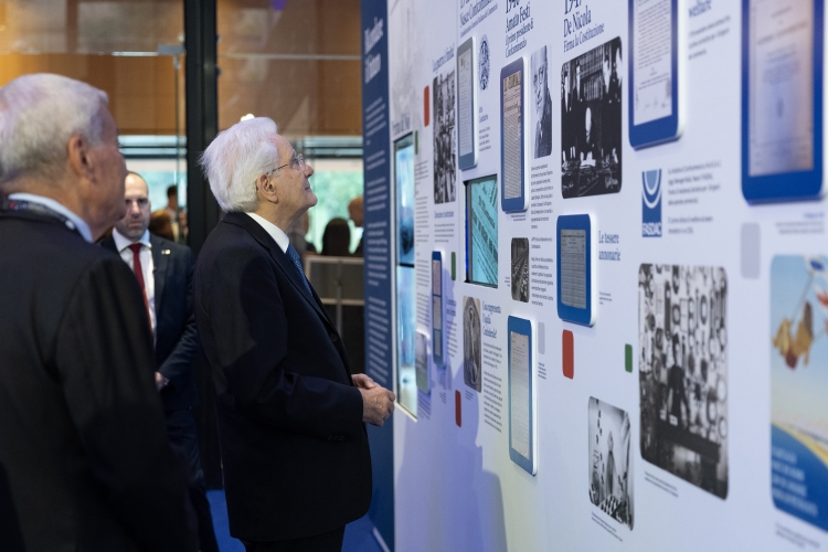 Il Presidente della Repubblica Sergio Mattarella all’80° Anniversario della Confcommercio
