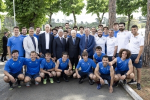 Il Presidente della Repubblica Sergio Mattarella visita Centro di Preparazione Olimpica del CONI “Giulio Onesti” 
(foto di Francesco Ammendola - Ufficio per la Stampa e la Comunicazione della Presidenza della Repubblica)