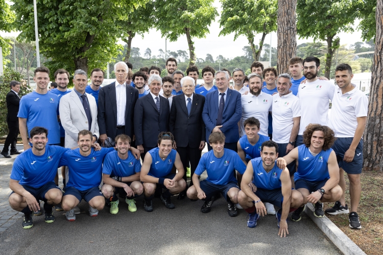 Il Presidente della Repubblica Sergio Mattarella visita Centro di Preparazione Olimpica del CONI “Giulio Onesti” 
(foto di Francesco Ammendola - Ufficio per la Stampa e la Comunicazione della Presidenza della Repubblica)