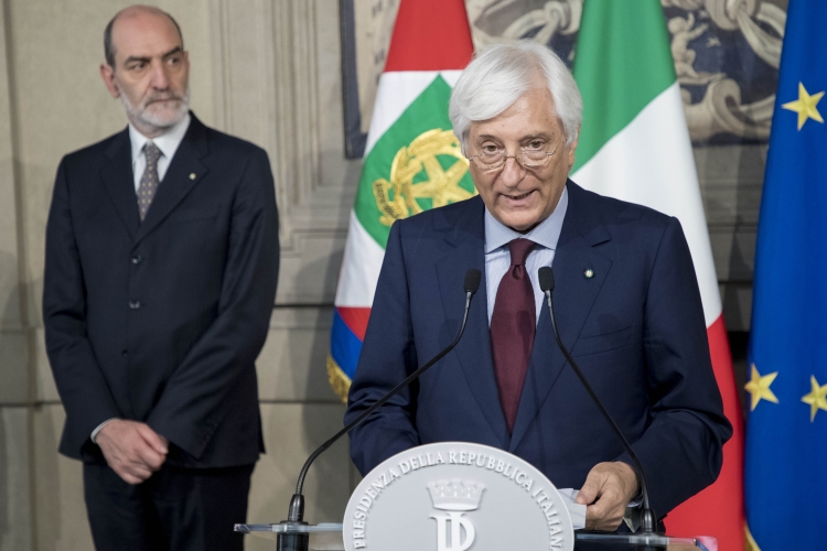 Il Segretario Generale della Presidenza della Repubblica Ugo Zampetti 