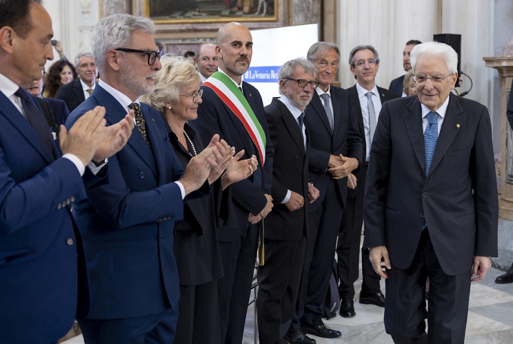 Il Presidente della Repubblica Sergio Mattarella al 240° anniversario dell’Accademia dell’Agricoltura di Torino, presso la Reggia della Veneria Reale