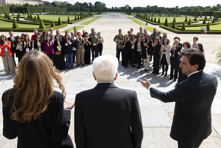 Il Presidente della Repubblica Sergio Mattarella visita la Reggia della Veneria Reale, in occasione del 240° anniversario dell’Accademia dell’Agricoltura di Torino 