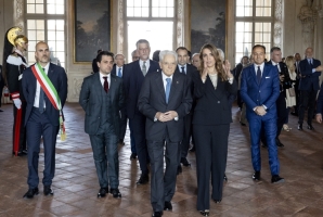 Il Presidente della Repubblica Sergio Mattarella visita la Reggia della Veneria Reale, in occasione del 240° anniversario dell’Accademia dell’Agricoltura di Torino 