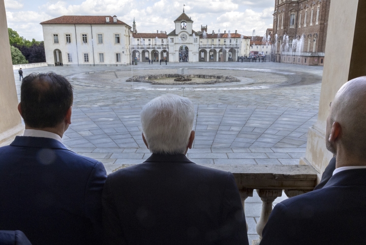 Il Presidente della Repubblica Sergio Mattarella visita la Reggia della Veneria Reale, in occasione del 240° anniversario dell’Accademia dell’Agricoltura di Torino 