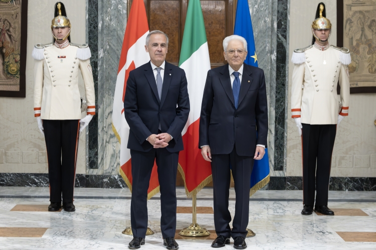 Il Presidente della Repubblica Sergio Mattarella incontra Mark Carney, Primo Ministro del Canada
