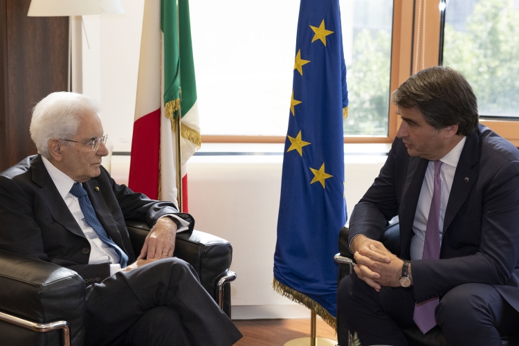 Il Presidente della Repubblica Sergio Mattarella incontra Raffaele Fitto, Vicepresidente Esecutivo della Commissione Europea
