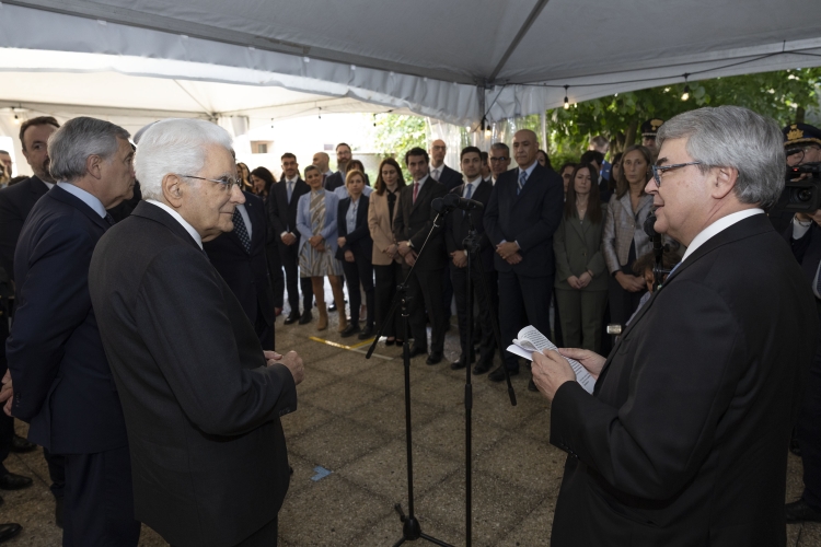 Il Presidente della Repubblica Sergio Mattarella, a Bruxelles, incontra il personale della Rappresentanza Permanente d’Italia presso l’Unione Europea