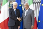 Il Presidente Mattarella incontra il Presidente del Consiglio Europeo António Costa