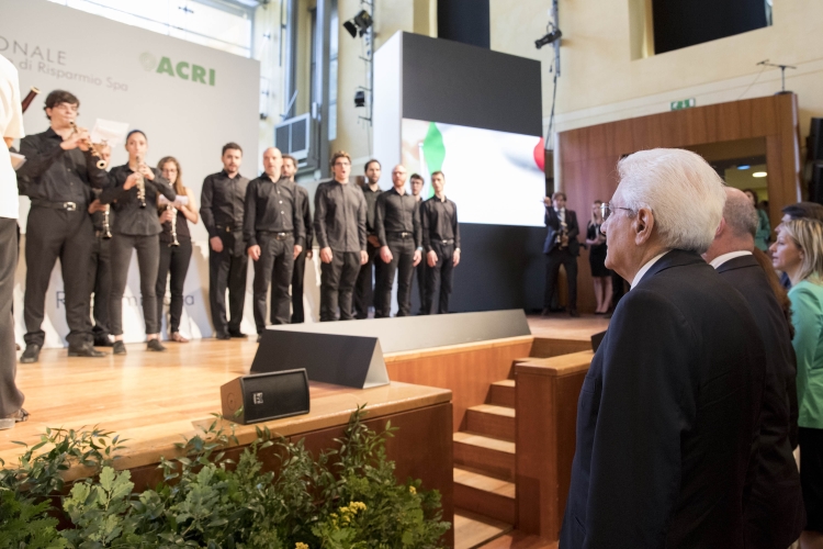 Il Presidente della Repubblica Sergio Mattarella al convegno inaugurale 