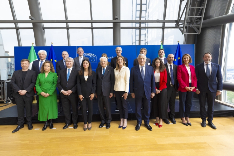Il Presidente della Repubblica Sergio Mattarella incontra Roberta Metsola, Presidente del Parlamento Europeo

