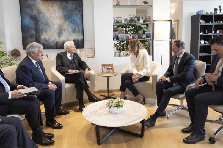 Il Presidente della Repubblica Sergio Mattarella incontra Roberta Metsola, Presidente del Parlamento Europeo