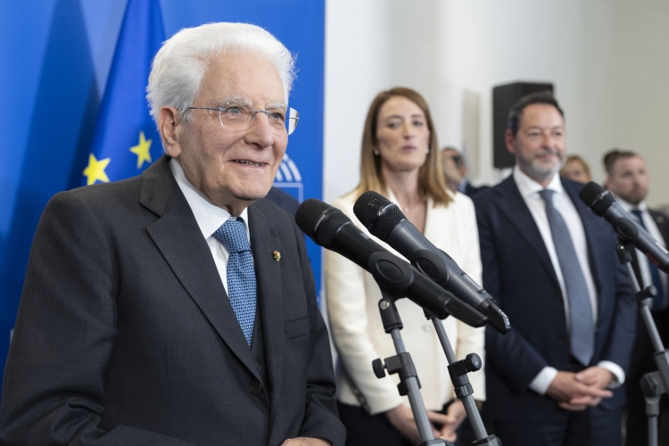 Il Presidente della Repubblica Sergio Mattarella incontra i Deputati italiani del Parlamento Europeo

