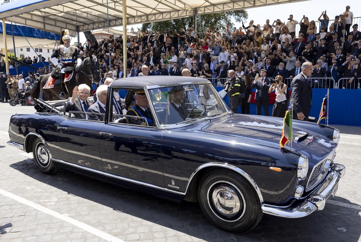 Il Presidente Sergio Mattarella alla Rivista Militare in occasione del 79° anniversario della Repubblica Italiana