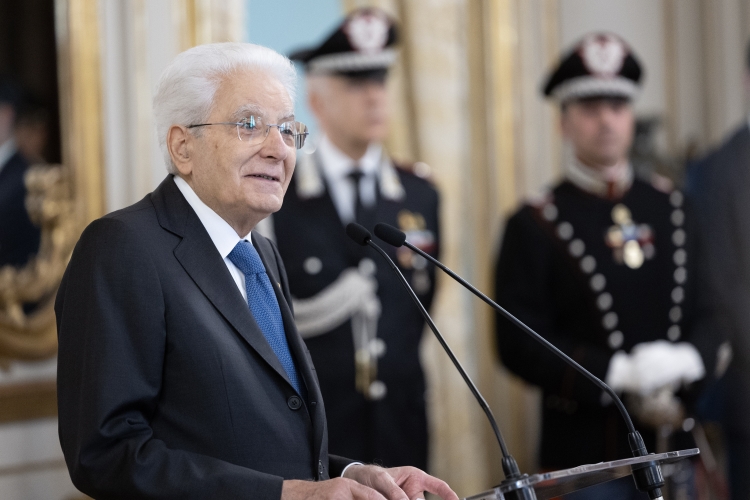 Il Presidente della Repubblica Sergio Mattarella in occasione del 211° anniversario della costituzione dell’Arma dei Carabinieri