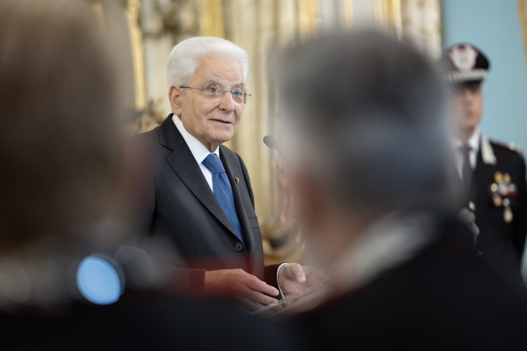 Il Presidente della Repubblica Sergio Mattarella in occasione del 211° anniversario della costituzione dell’Arma dei Carabinieri