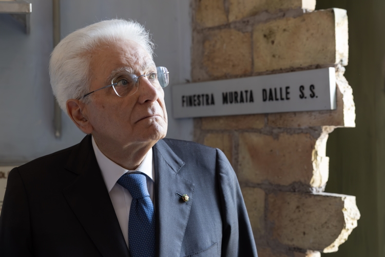Il Presidente della Repubblica Sergio Mattarella visita il Museo Storico della Liberazione in occasione del 70° anniversario della fondazione   

