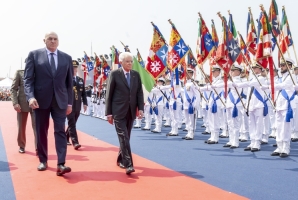 Il Presidente Mattarella alla Cerimonia in occasione della Festa della Marina Militare