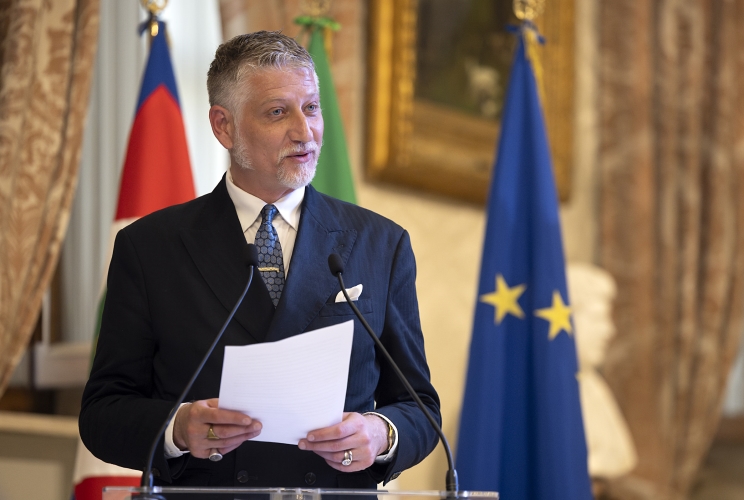 L'intervento del Sig. Alessandro Giuli, Ministro della cultura alla cerimonia di inaugurazione di parte della nuova sede della Biblioteca di Archeologia e Storia dell’Arte a Palazzo San Felice