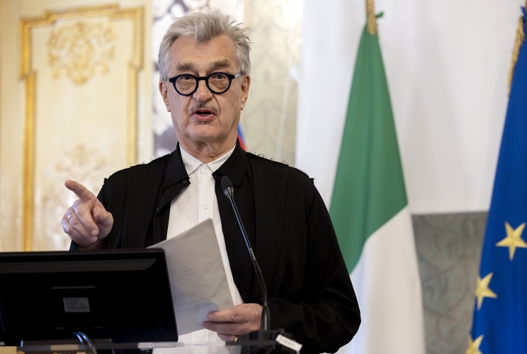 L'intervento del Maestro Wim Wenders, vincitore del Premio Feltrinelli Internazionale per il Cinema