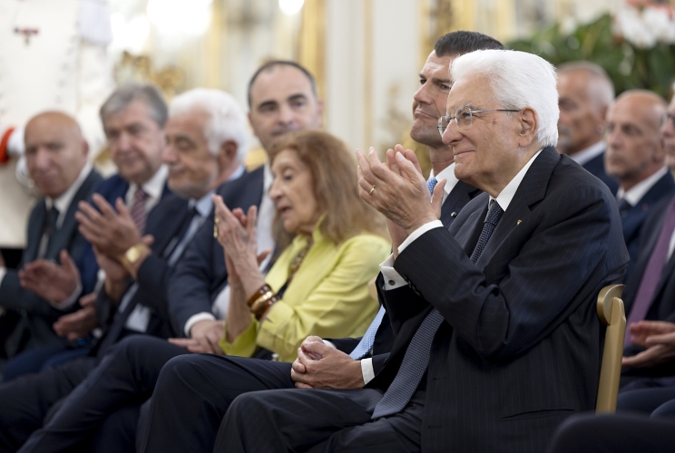 Il Presidente Sergio Mattarella in occasione dell'incontro con il Consiglio Generale degli Italiani all’Estero