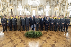 Il Presidente della Repubblica Sergio Mattarella in occasione del 251° anniversario della costituzione del Corpo
