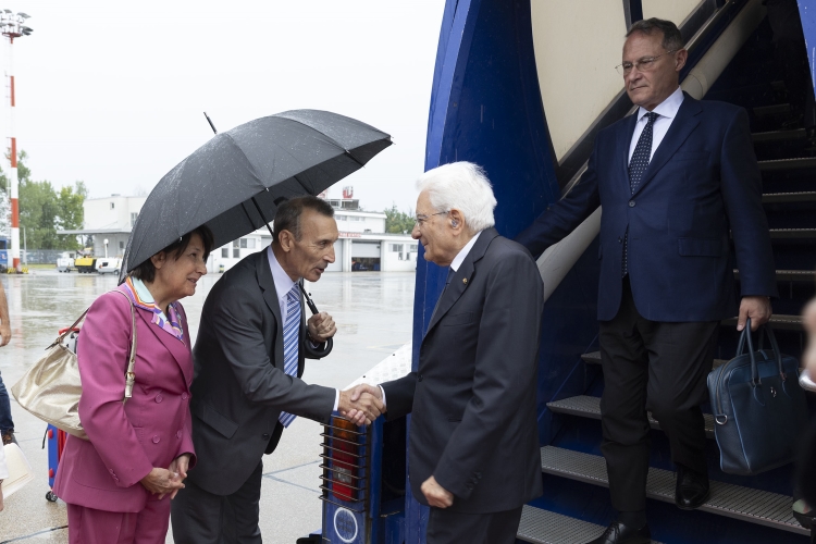 Il Presidente della Repubblica Sergio Mattarella a Zagabria, in occasione della visita ufficiale
