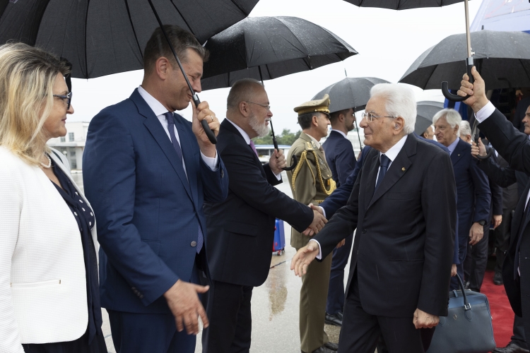 Il Presidente della Repubblica Sergio Mattarella a Zagabria, in occasione della visita ufficiale
