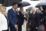 Croazia, il Presidente Mattarella atterra all'aeroporto di Zagabria