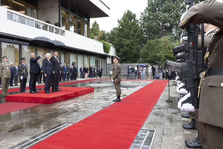 Il Presidente della Repubblica Sergio Mattarella con Zoran Milanović, Presidente della Repubblica di Croazia, in occasione della visita ufficiale
