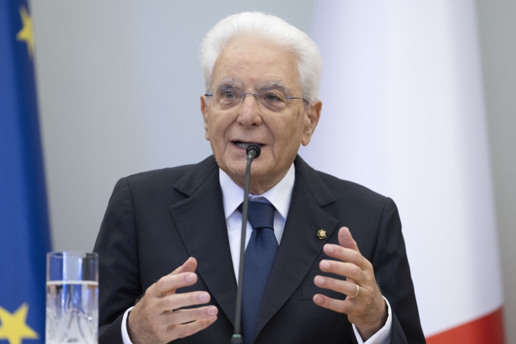 Il Presidente della Repubblica Sergio Mattarella con Zoran Milanović, Presidente della Repubblica di Croazia, durante le dichiarazioni alla stampa


