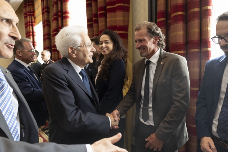 Il Presidente della Repubblica Sergio Mattarella incontra il personale dell’Ambasciata d’Italia e delle altre Istituzioni italiane a Zagabria, in occasione della visita ufficiale
