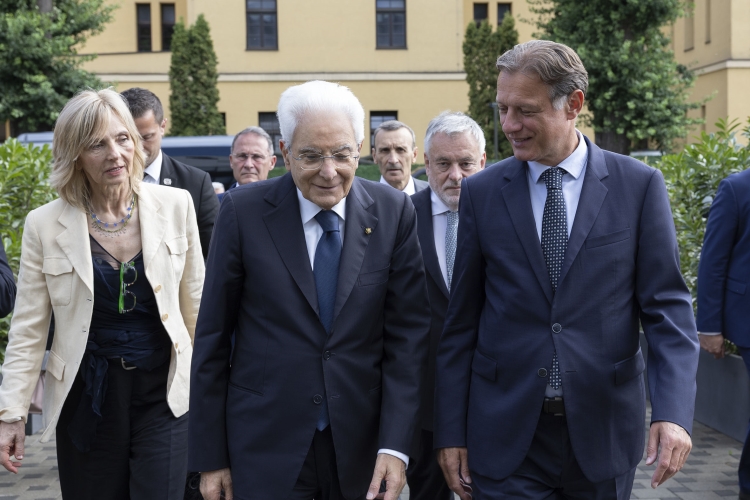 Il Presidente della Repubblica Sergio Mattarella con Gordan Jandroković, Presidente del Parlamento della Repubblica di Croazia
