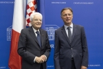 Mattarella incontra il Presidente del Parlamento della Repubblica di Croazia