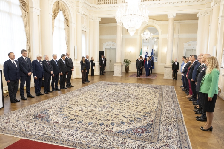 Il Presidente Mattarella con Nataša Pirc Musar, Presidente della Repubblica di Slovenia, in occasione della Visita Ufficiale